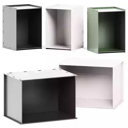 Rivet Box Table by Frama