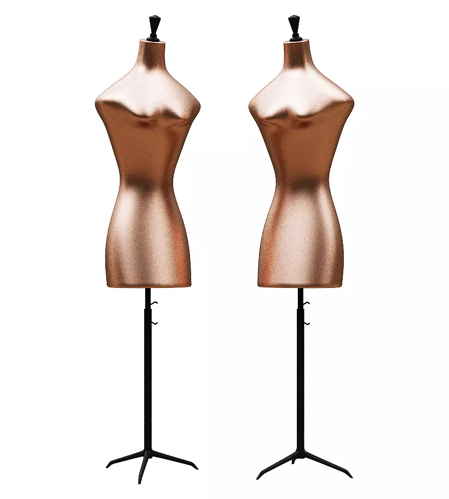 Mannequin set Low-poly 3D model