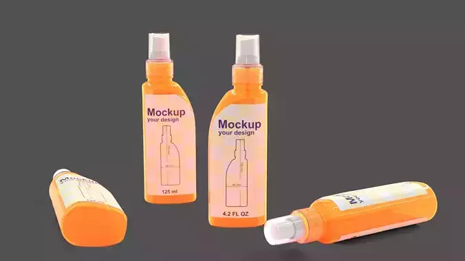 Cosmetic Spray Bottle 125 ml