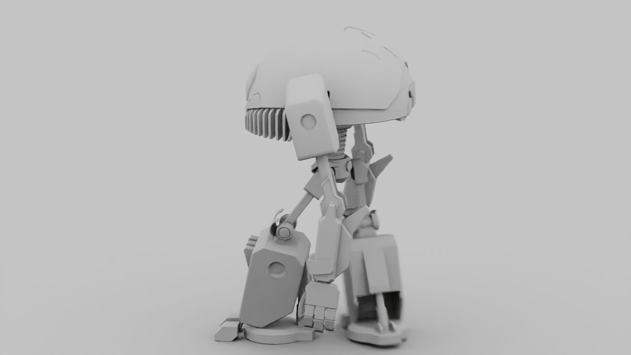 TOON BOT rigged - animated character 3D model_18