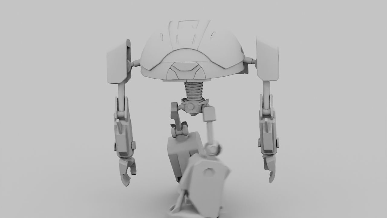 TOON BOT rigged - animated character 3D model_20