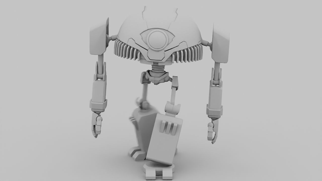 TOON BOT rigged - animated character 3D model_16