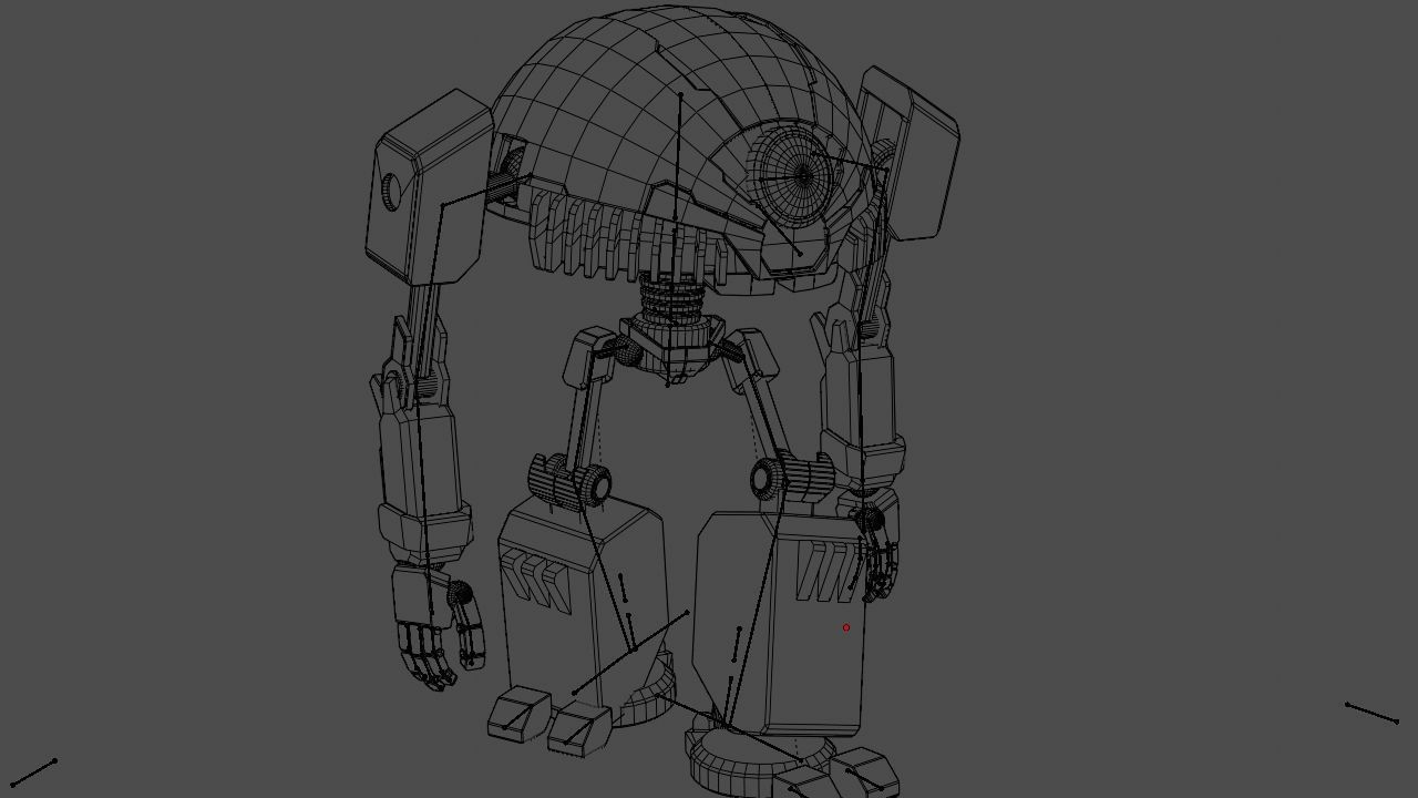 TOON BOT rigged - animated character 3D model_24