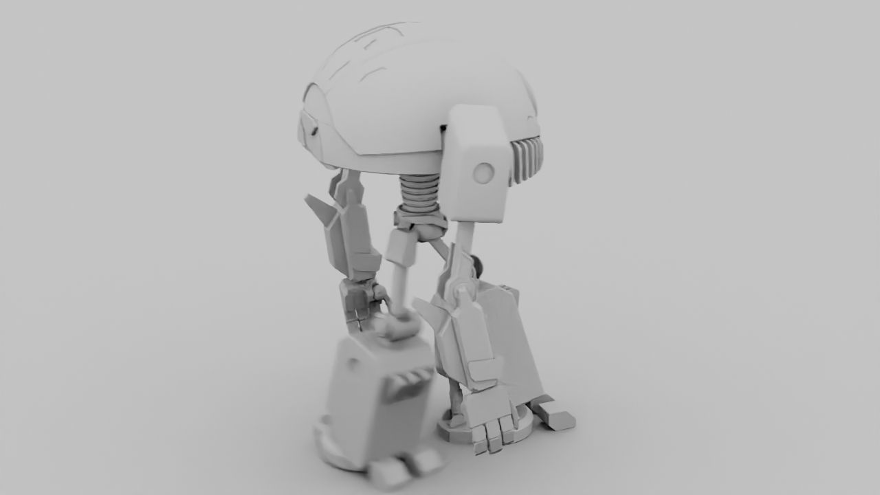 TOON BOT rigged - animated character 3D model_22