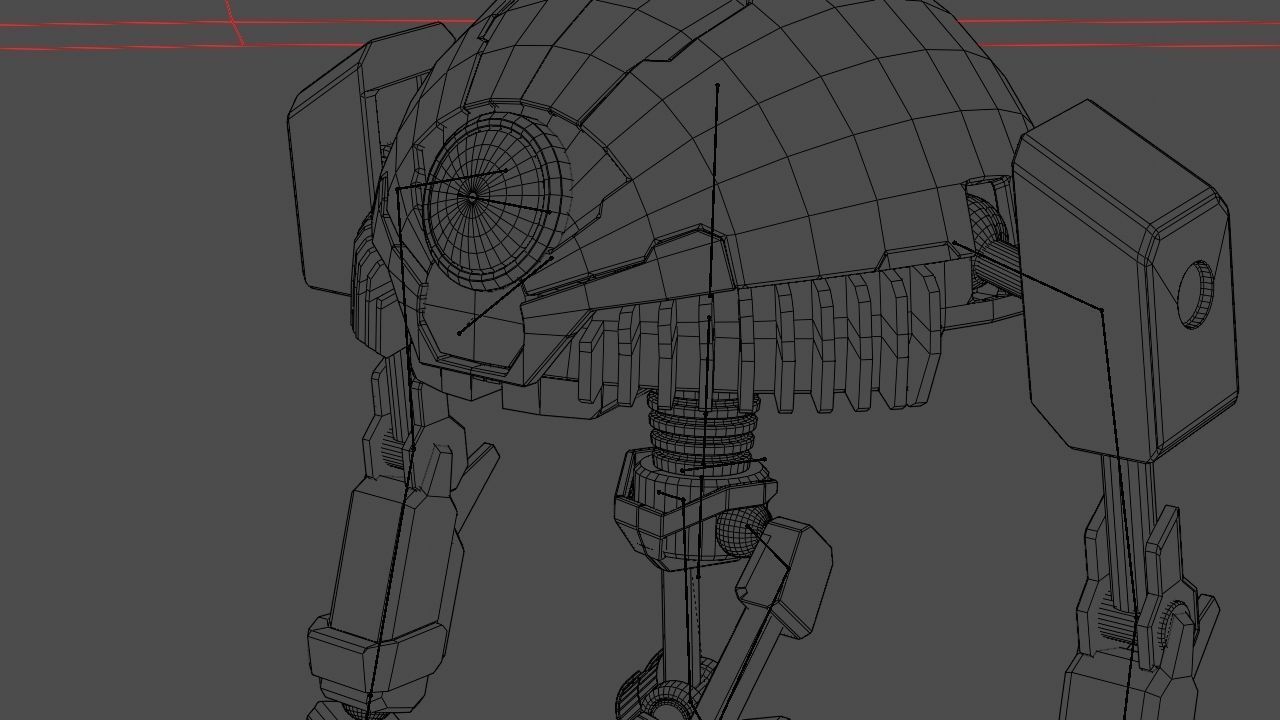 TOON BOT rigged - animated character 3D model_26