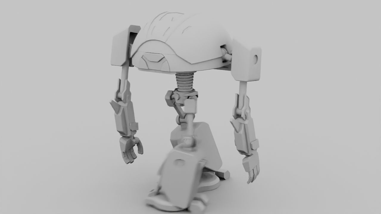 TOON BOT rigged - animated character 3D model_21