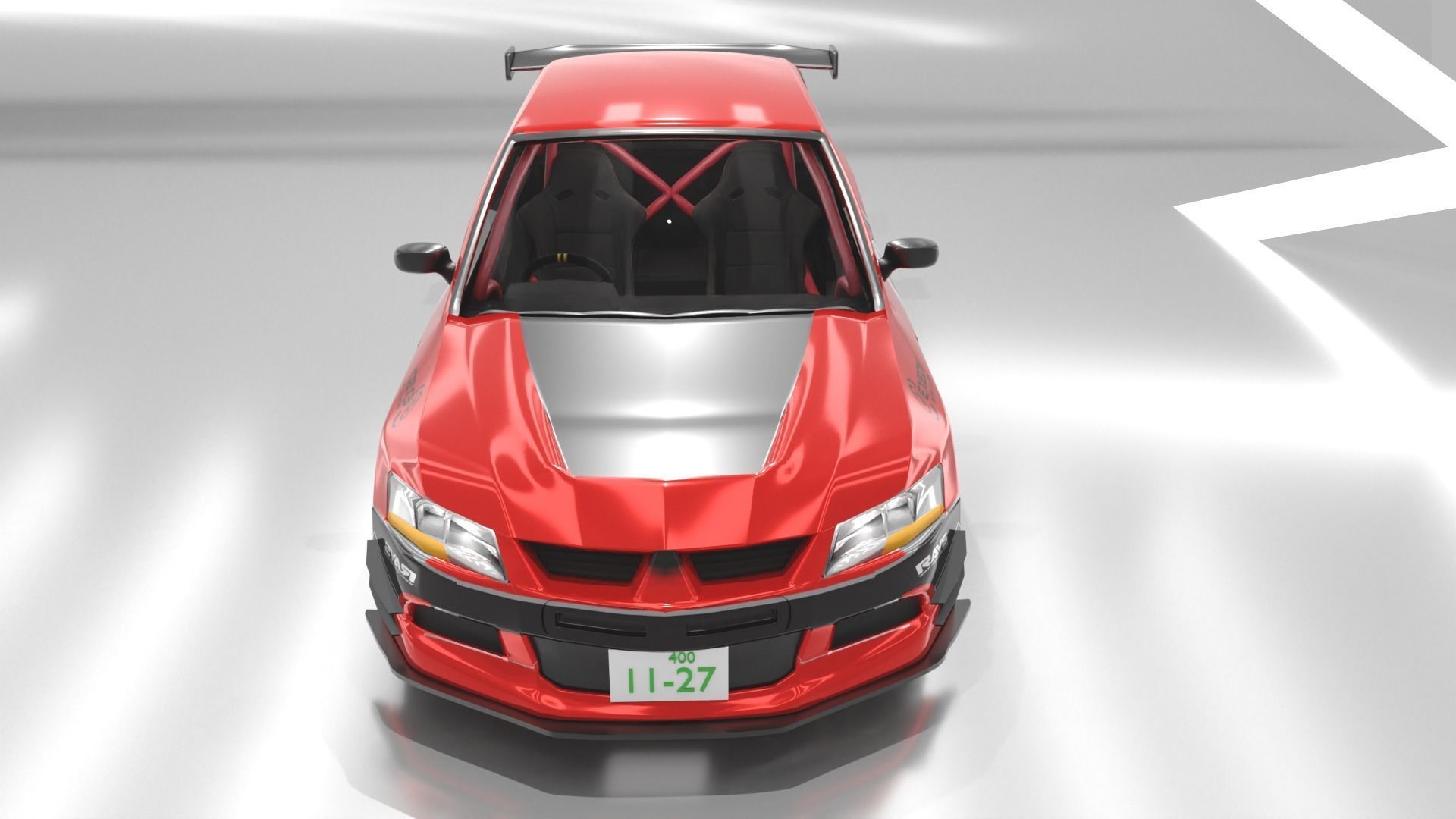 lancer hans-tokyo drift 3D print model_7