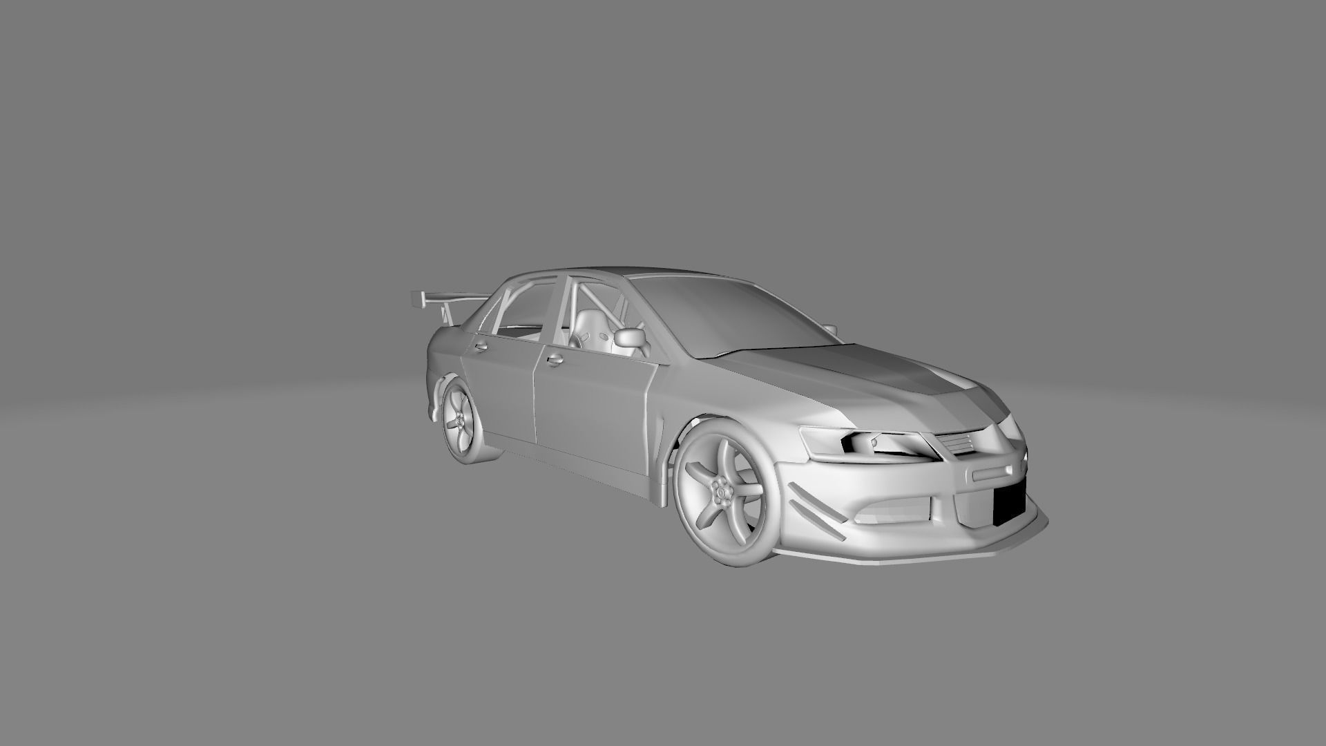lancer hans-tokyo drift 3D print model_10