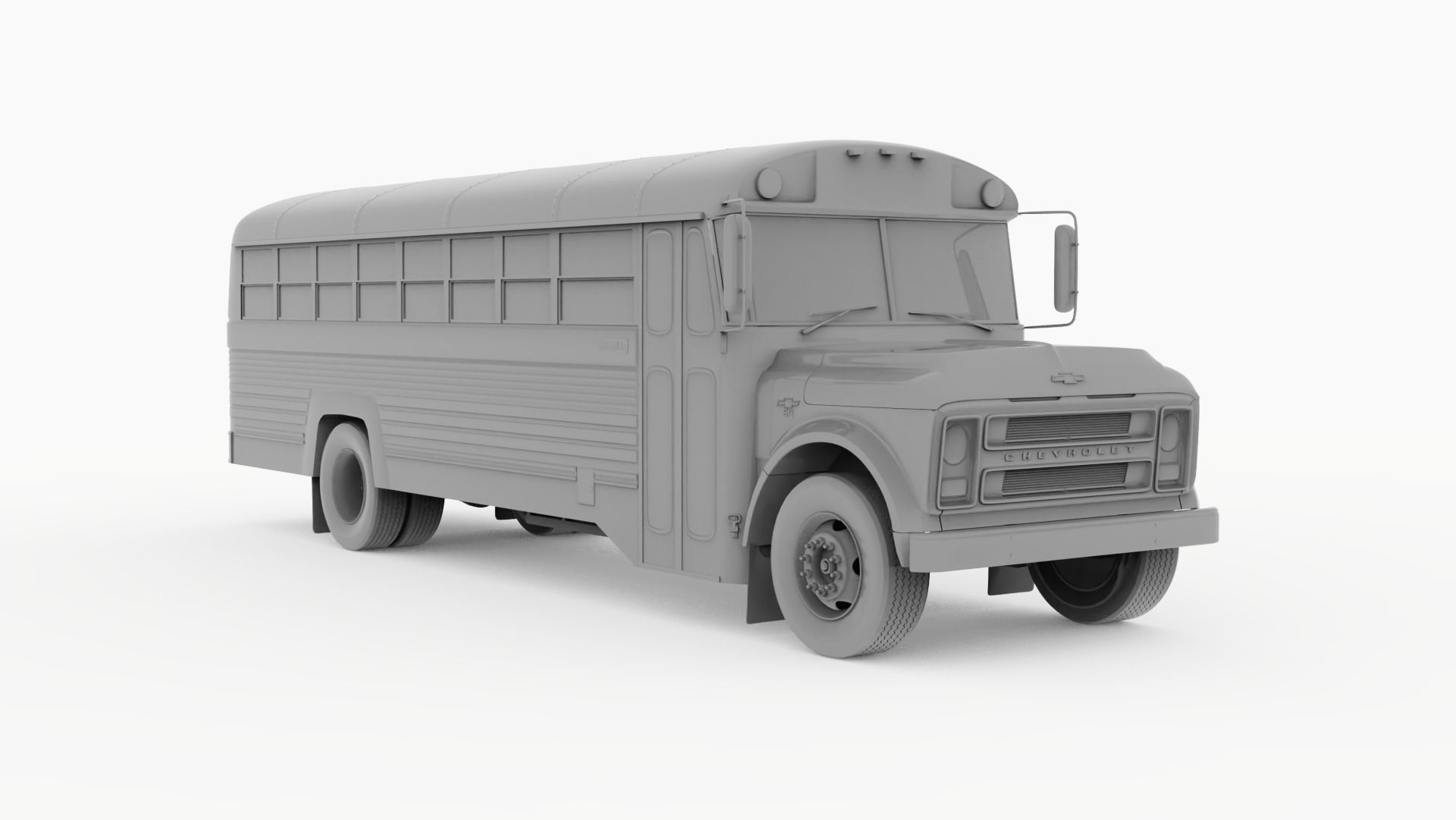 School Bus Superior C50 3D model_15