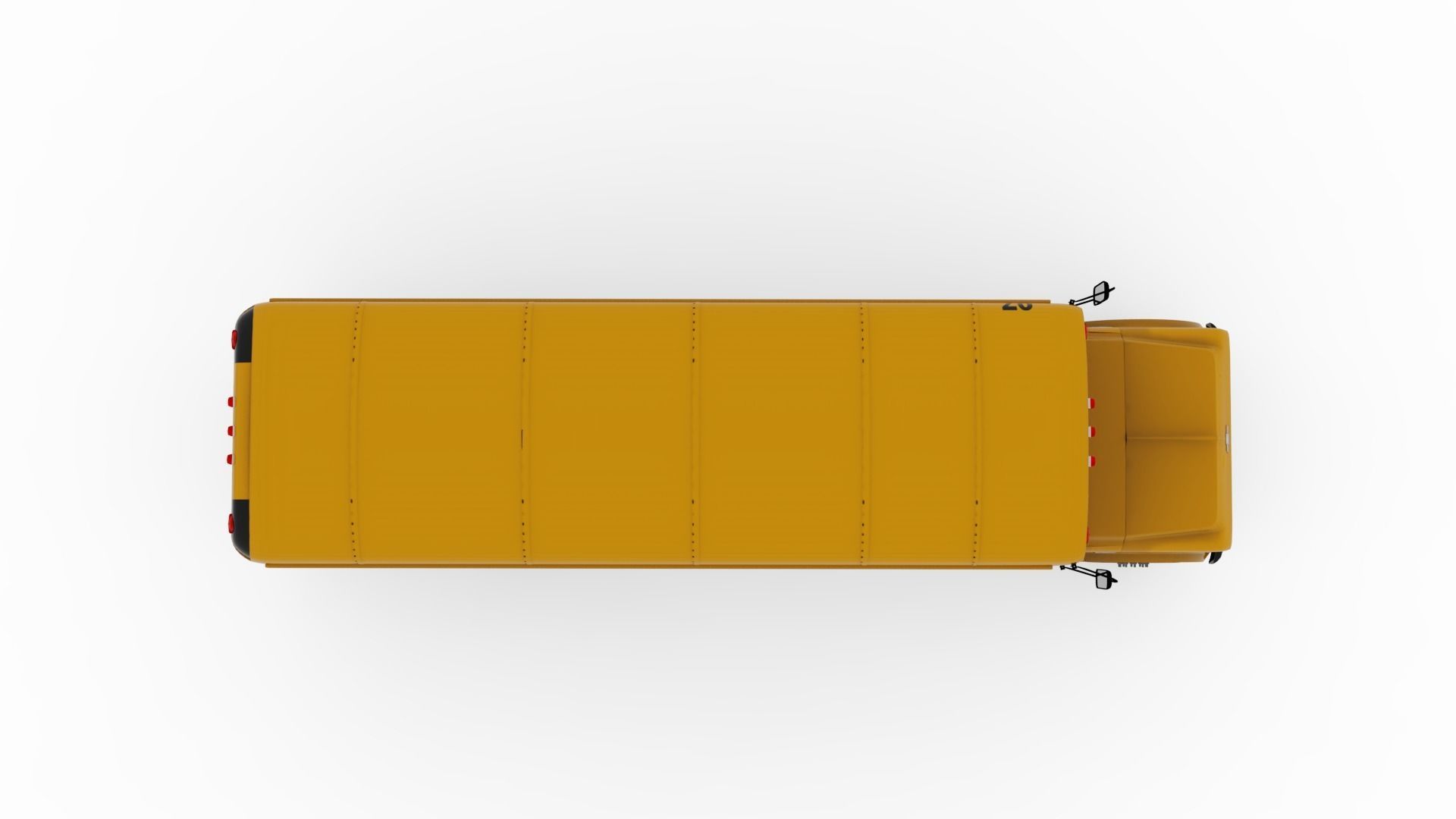 School Bus Superior C50 3D model_8