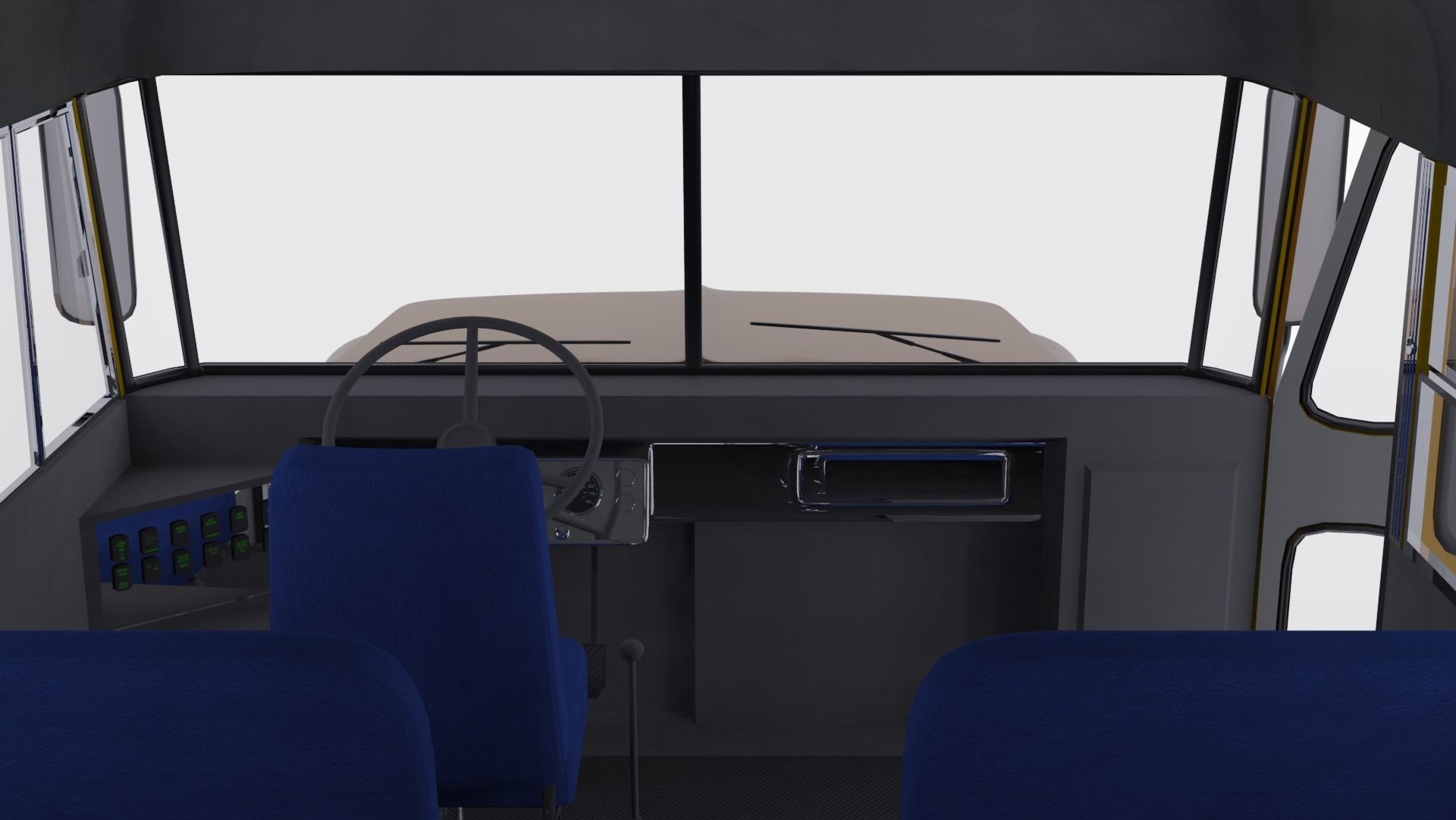 School Bus Superior C50 3D model_14