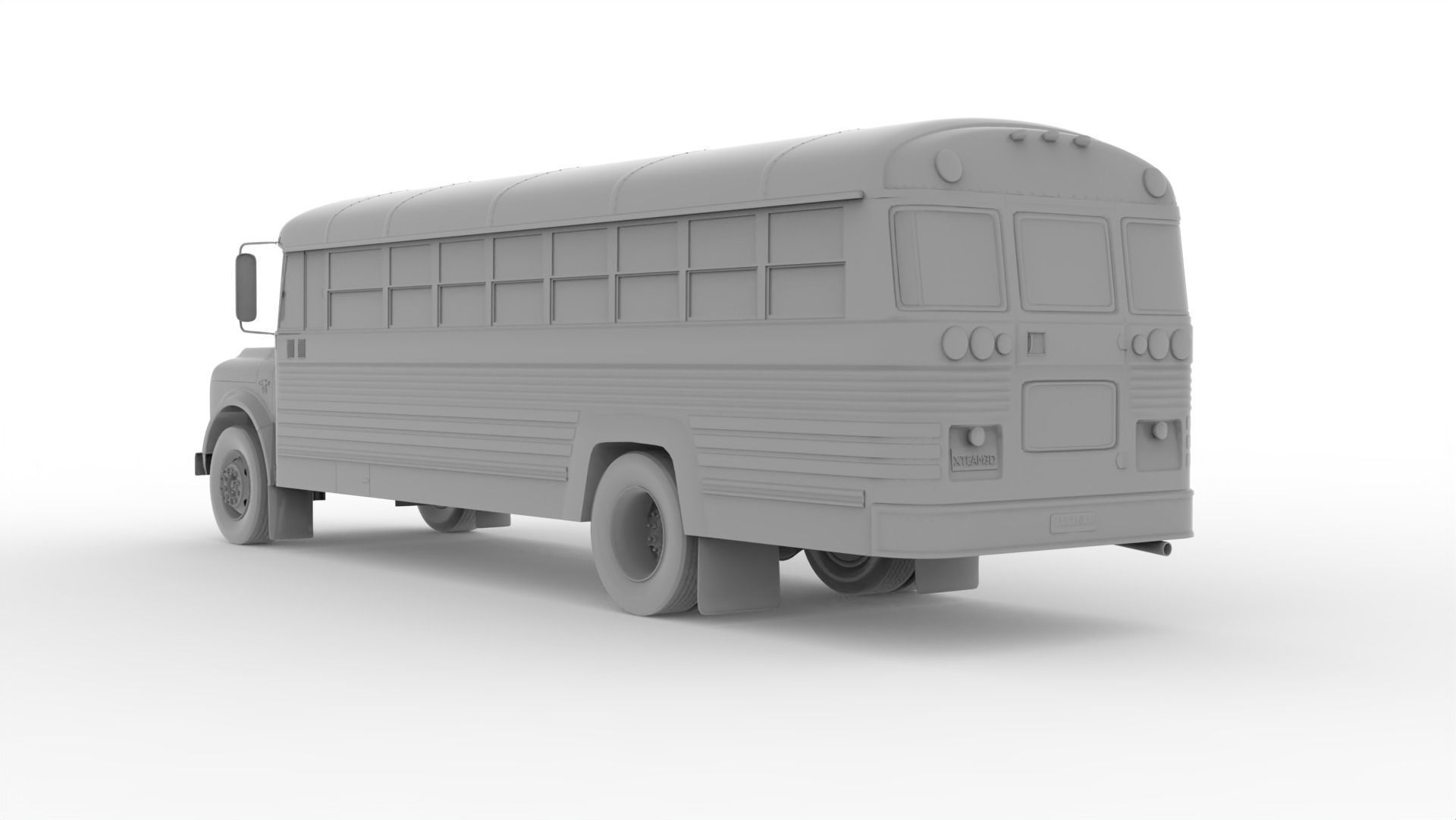 School Bus Superior C50 3D model_18
