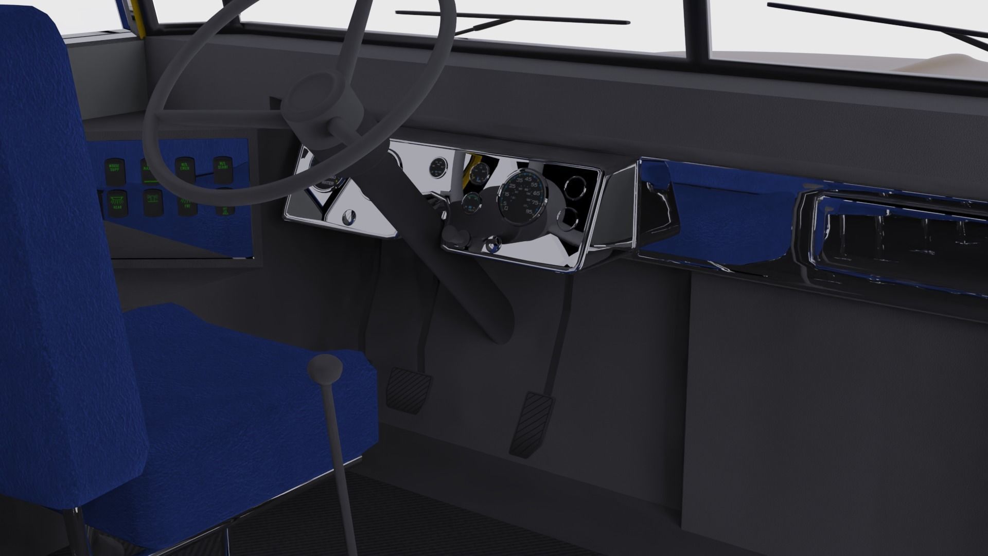 School Bus Superior C50 3D model_10