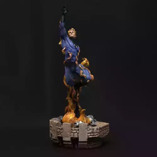 Human Tourch Statues 3D Model Ready to Print STL 3D print model Human Tourch Statues 3D Model Ready to Print STL 3D print model