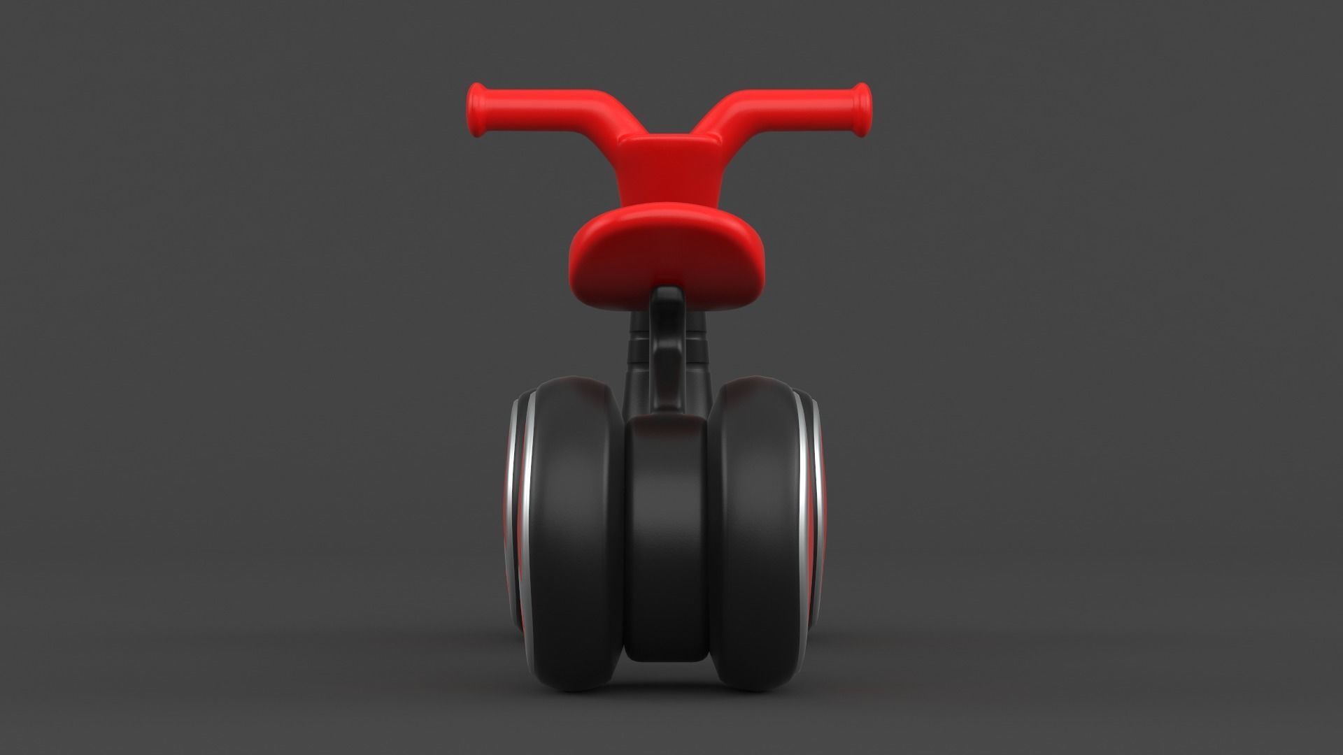 Baby Balance Bike 3D model_3