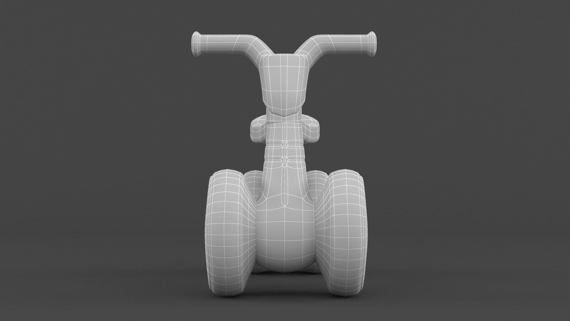 Baby Balance Bike 3D model_13