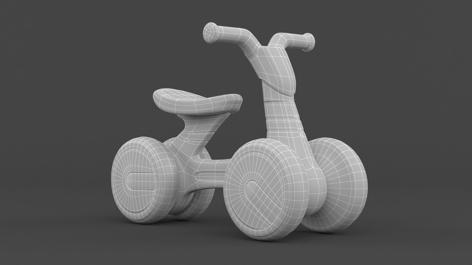 Baby Balance Bike 3D model_12