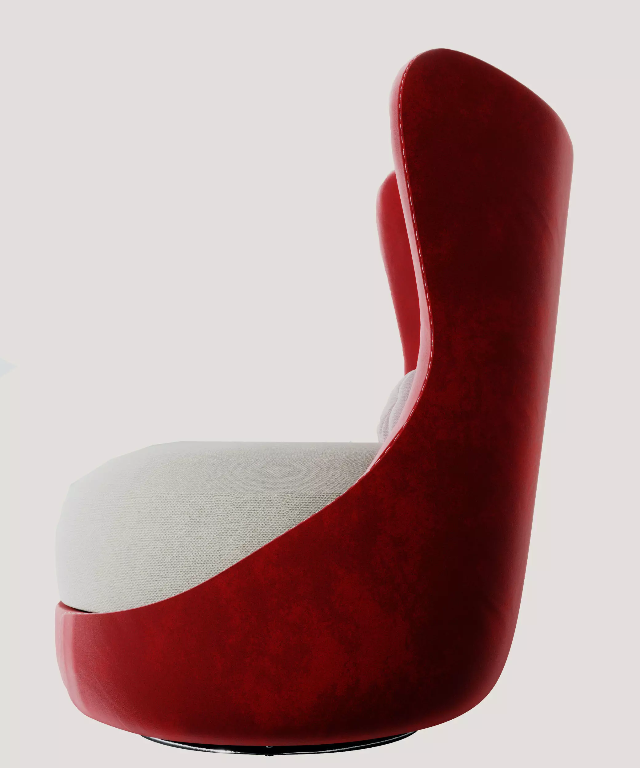 Sofa Amal single 3D model_0