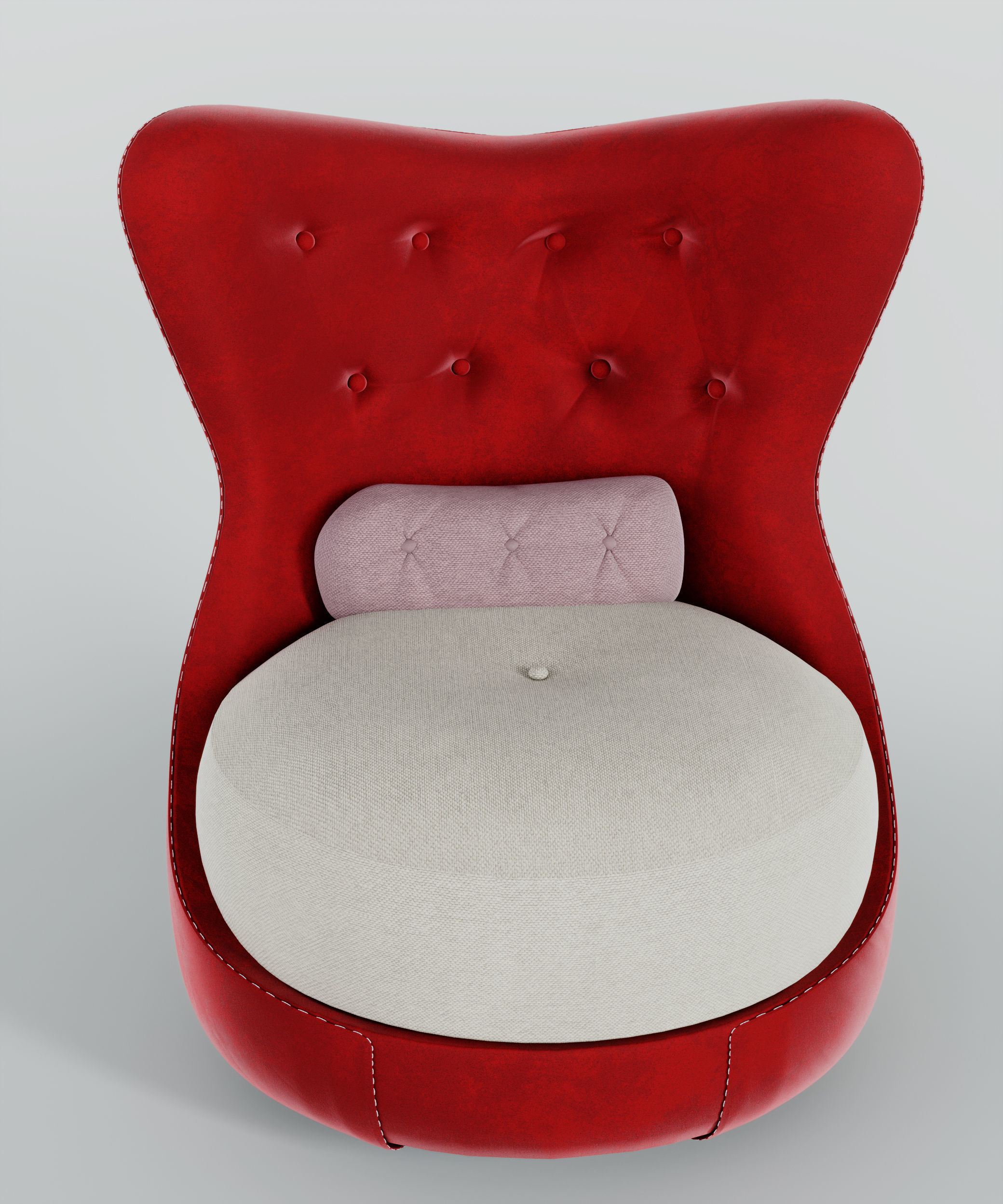 Sofa Amal single 3D model_3