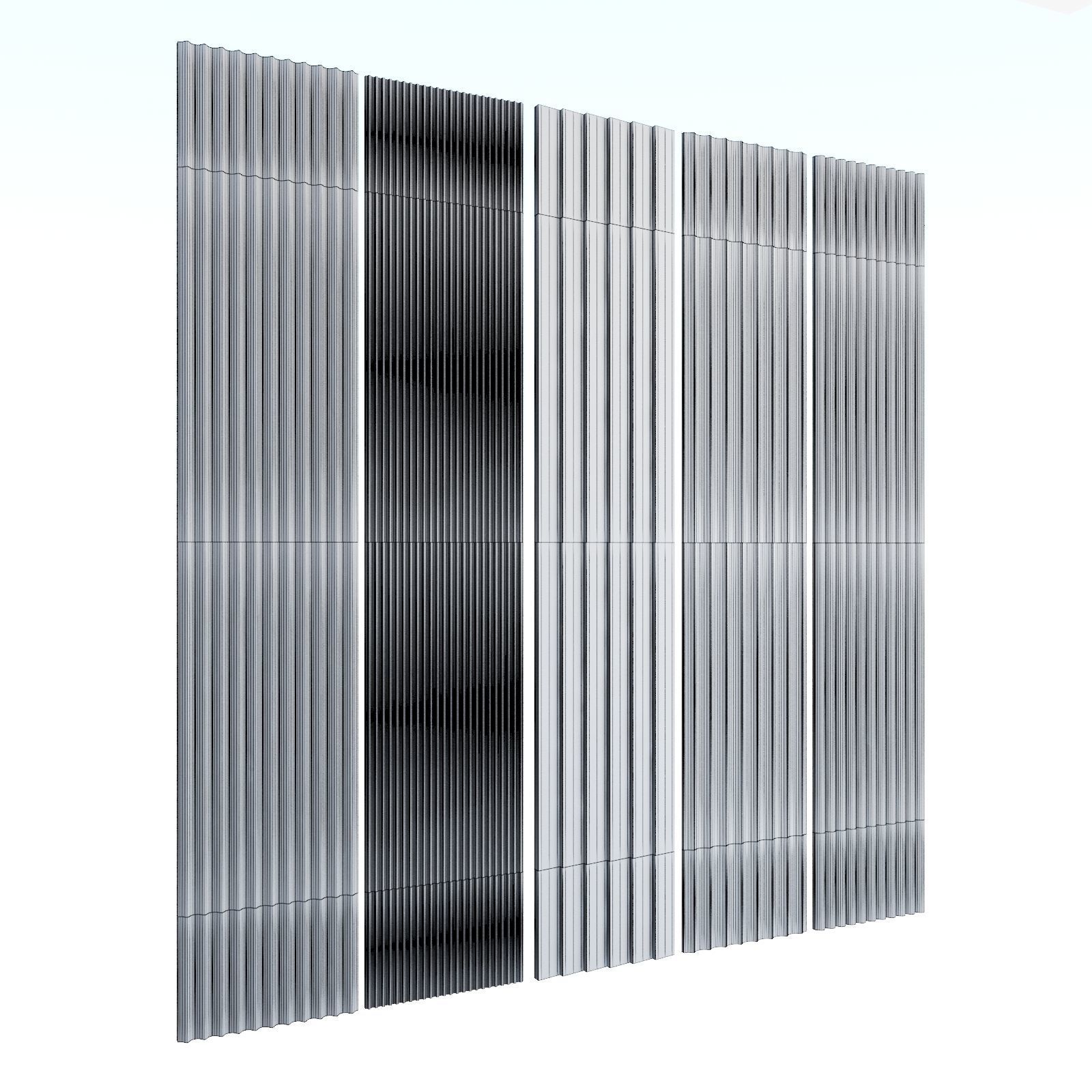 MDF 3D Panel Rafter 3D model_5