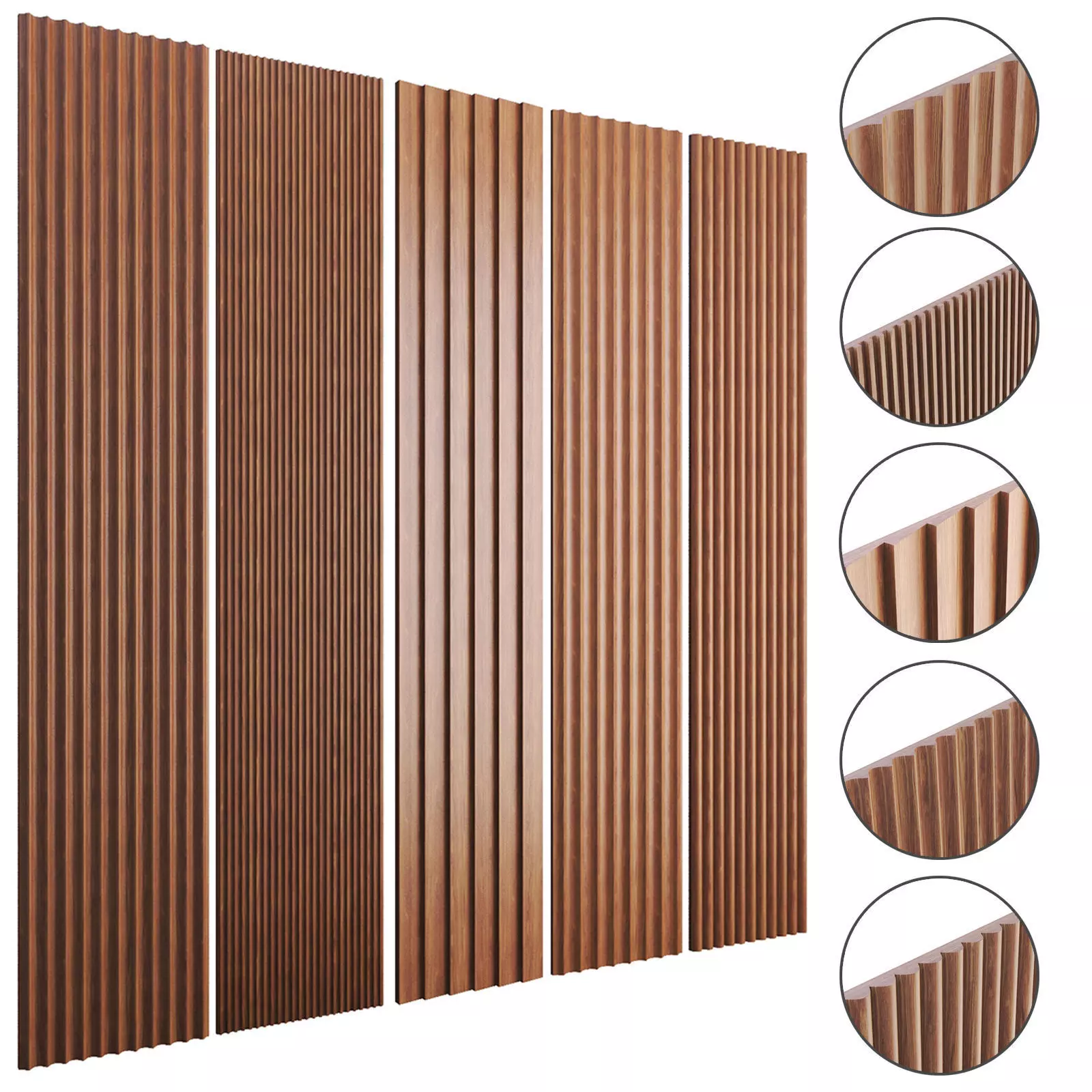 MDF 3D Panel Rafter 3D model_0