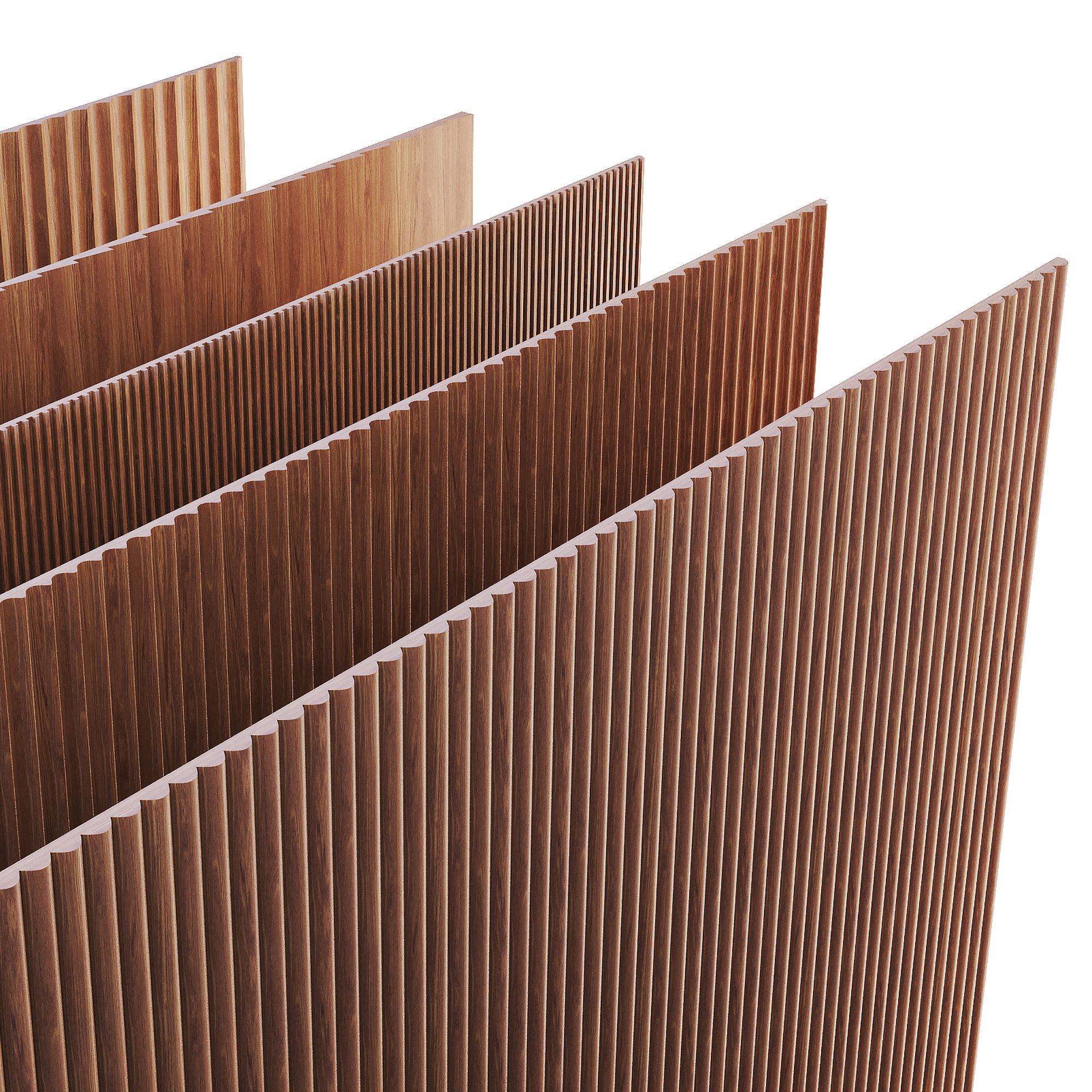 MDF 3D Panel Rafter 3D model_1