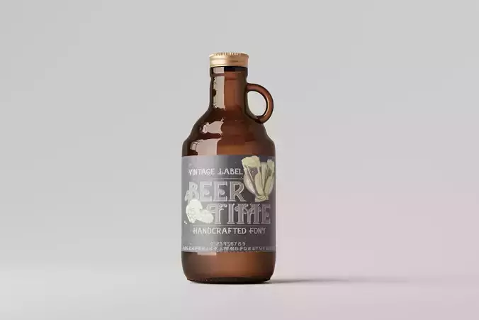 Beer Bottle 3D model