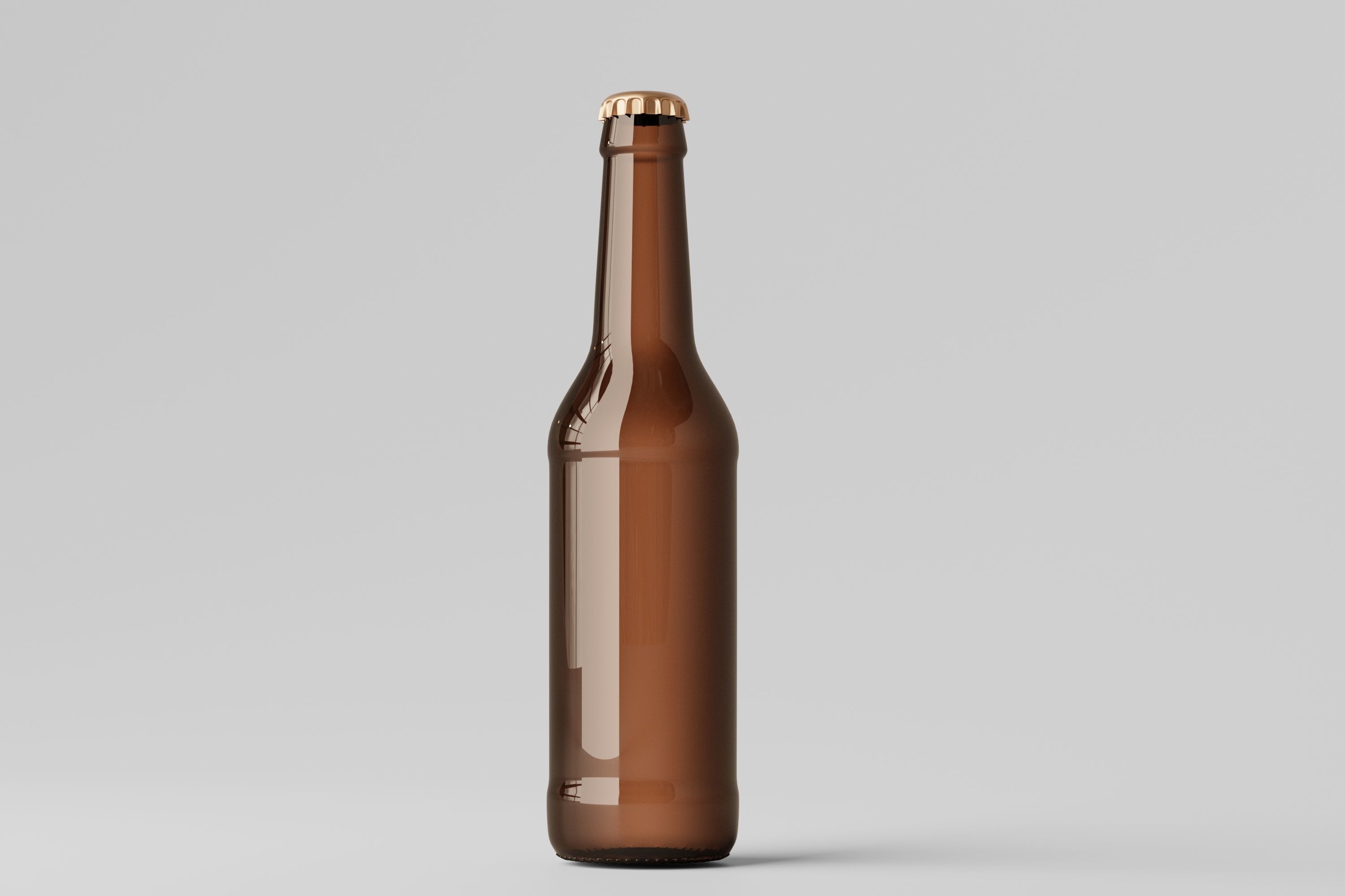 Beer Bottle 3D model_1