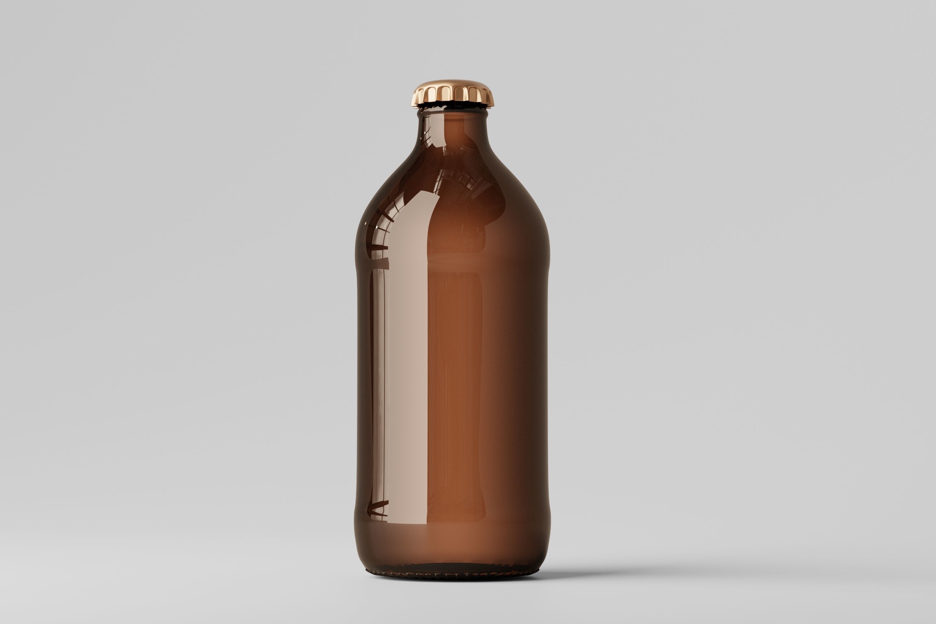 Beer Bottle 3D model_1