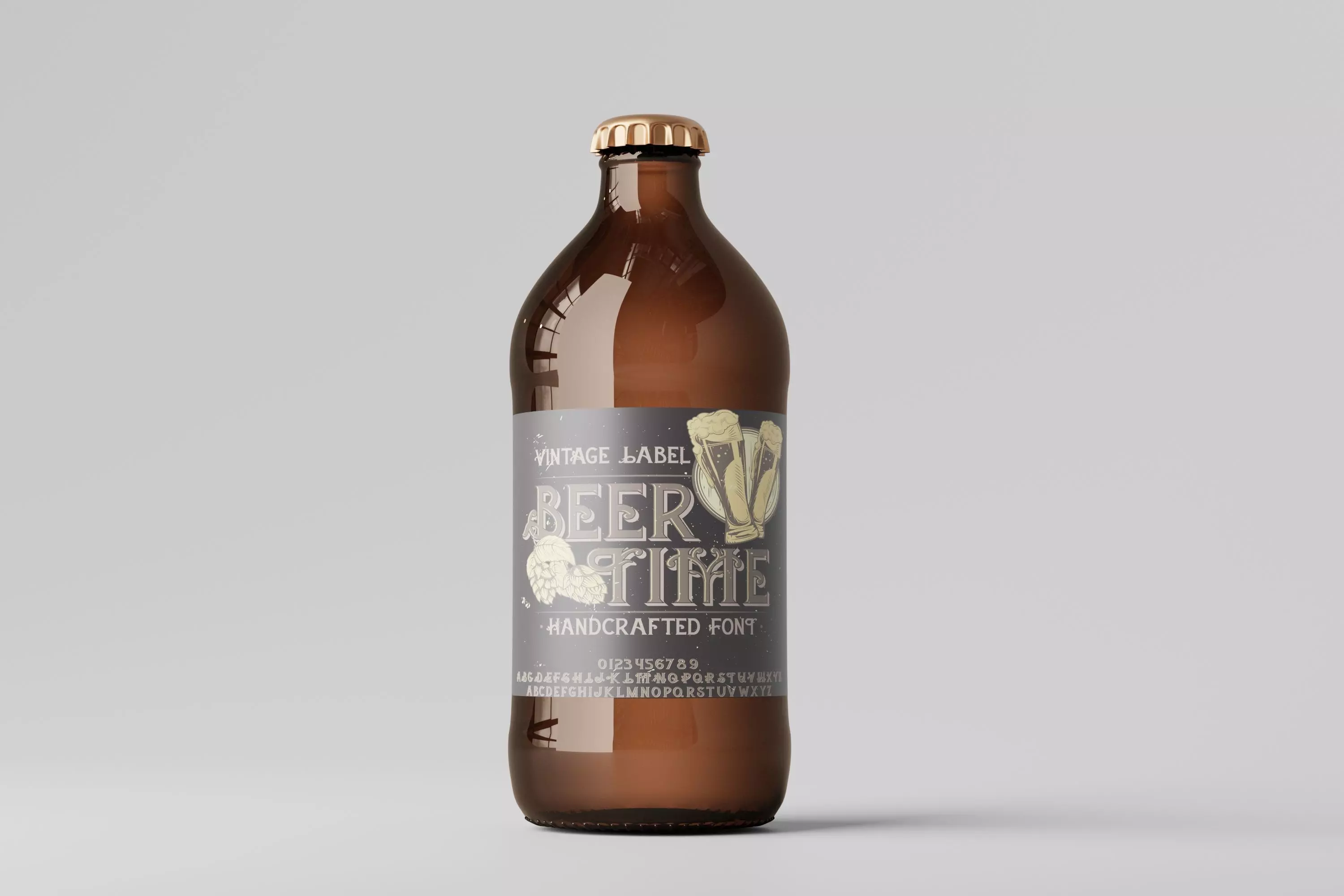 Beer Bottle 3D model_0