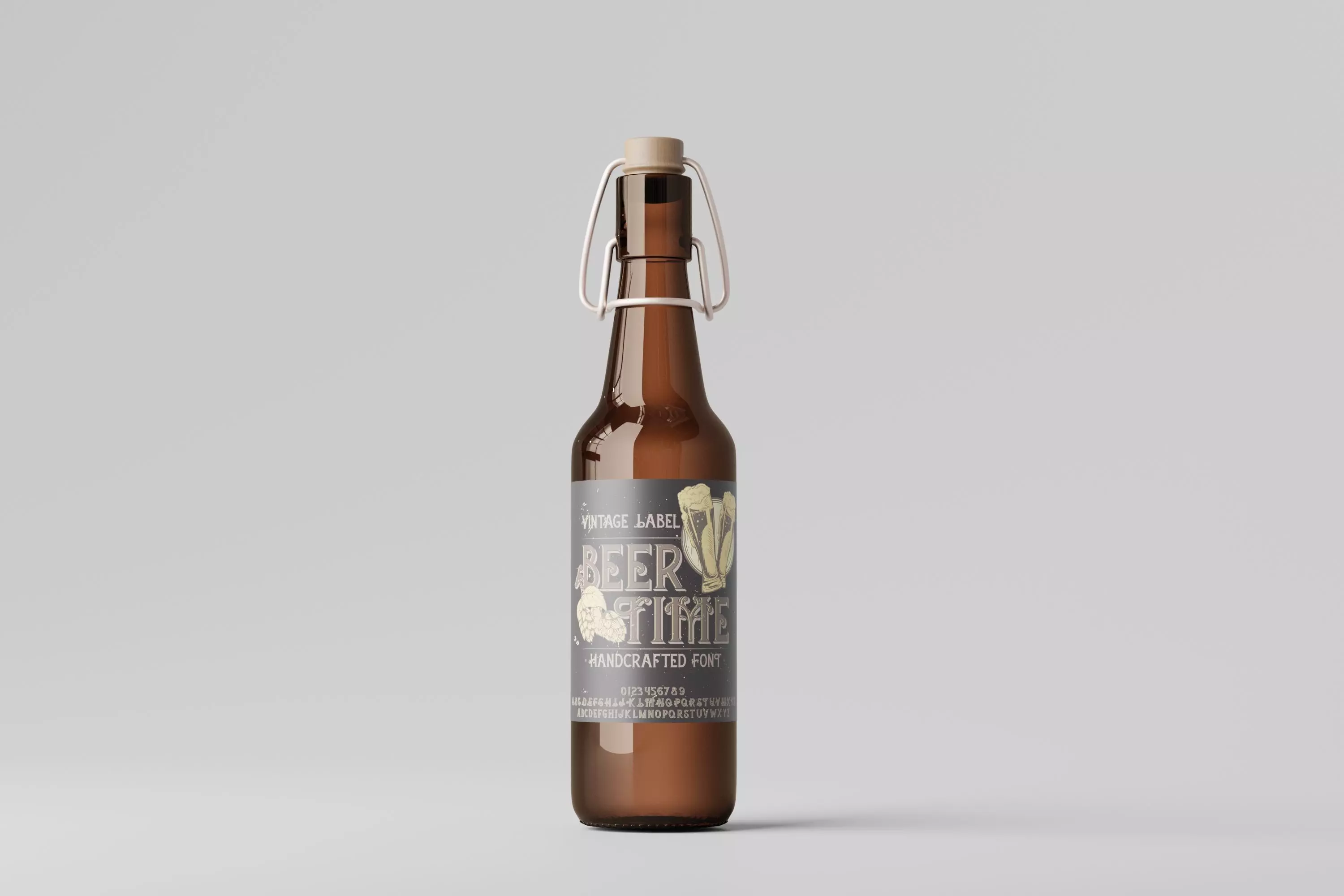 Beer Bottle 3D model_0