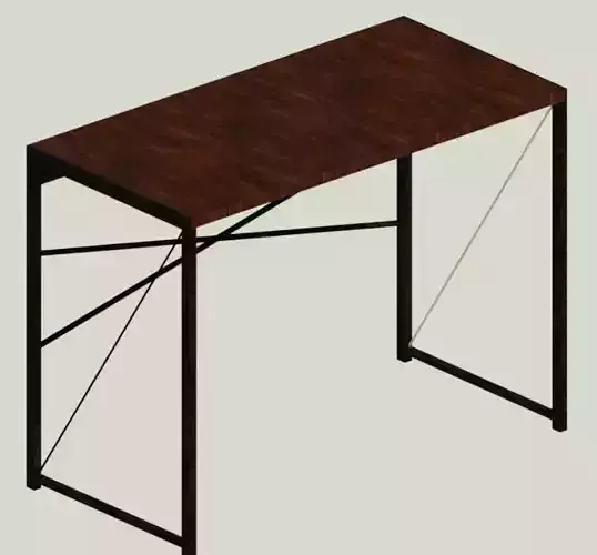 Writing Computer Desk Revit Families 3D model