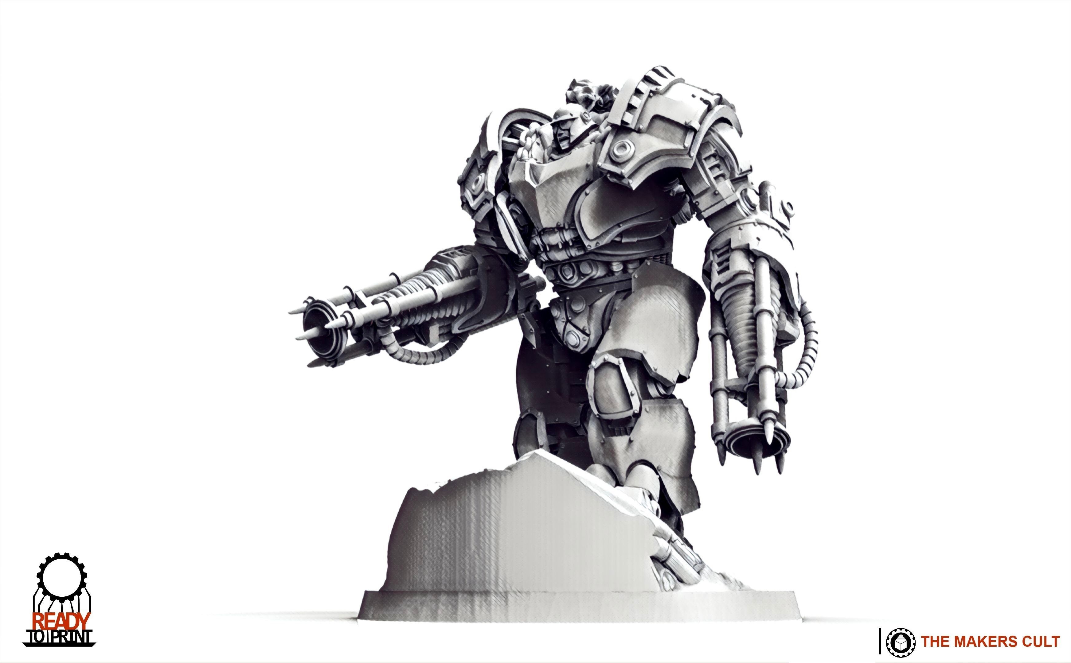 Tempest Legion and Black Knights - Cadmus Juggernaut 3D print model_9