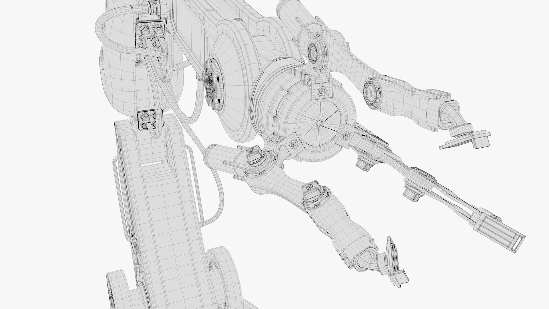 Robot Arm model 3D model_3