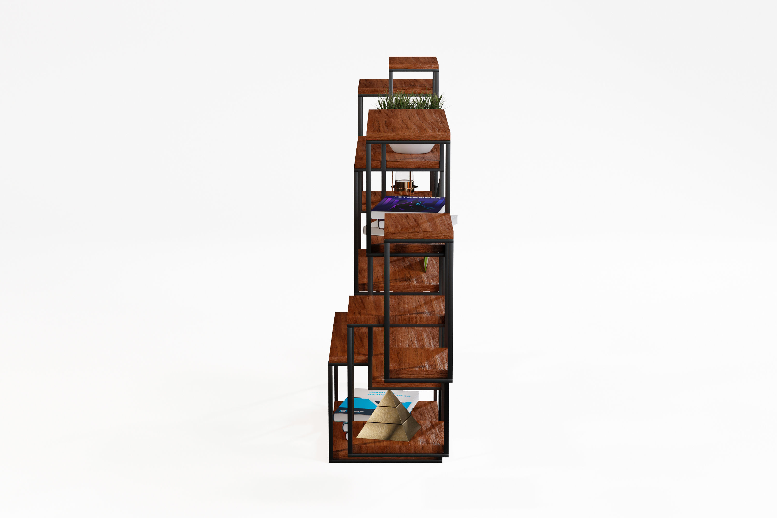 Modern Shelves 3D model_13