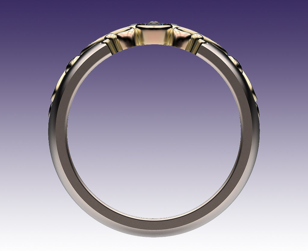 Ring Tracery  3D print model_6