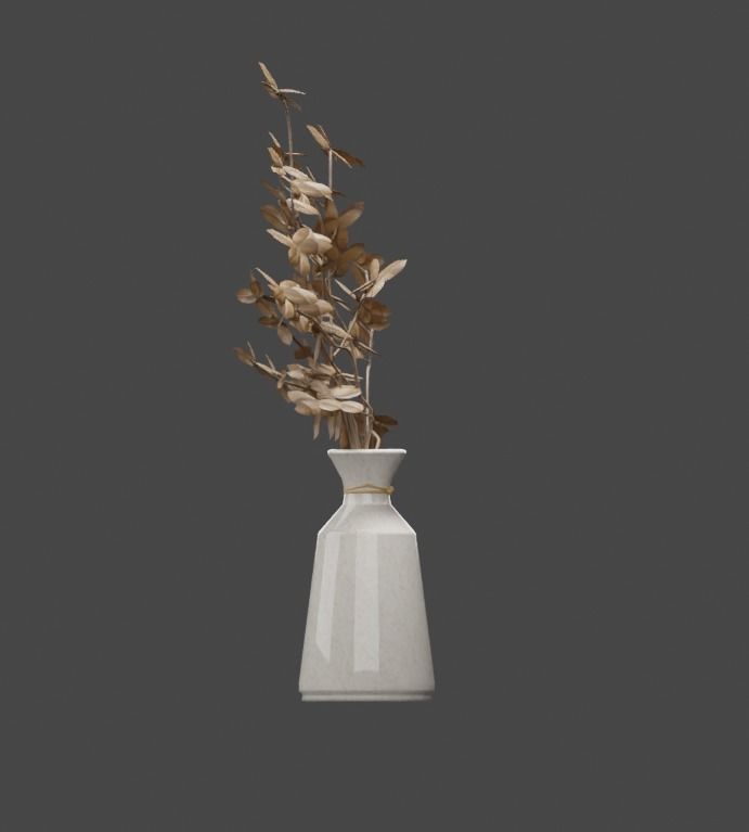 Flower 01 Free low-poly 3D model_4