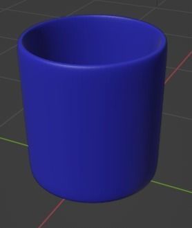 blue mug 3D model_1