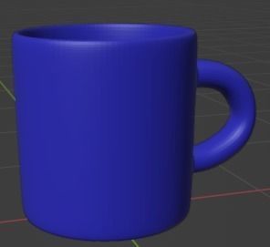 blue mug 3D model_3