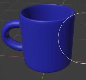 blue mug 3D model_2