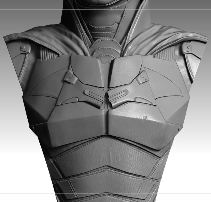 The Batman 3D printable bust 3D print model_10