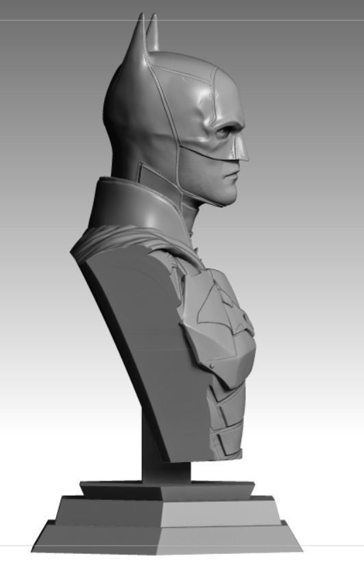 The Batman 3D printable bust 3D print model_8