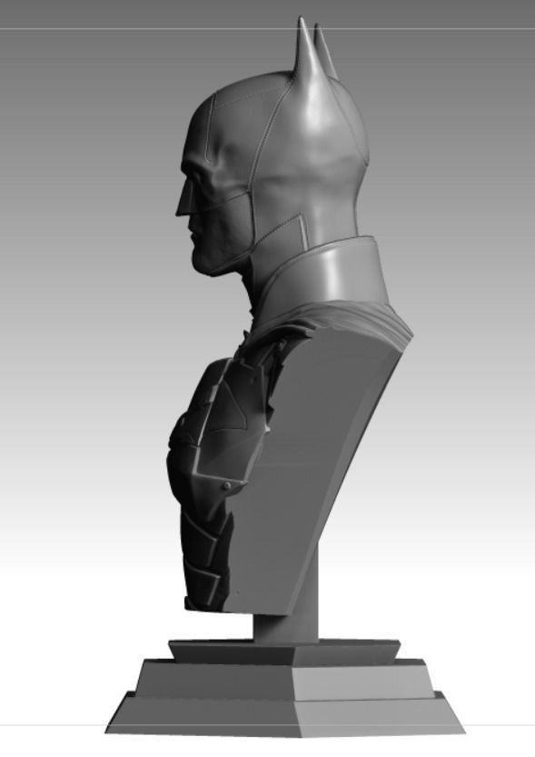 The Batman 3D printable bust 3D print model_6