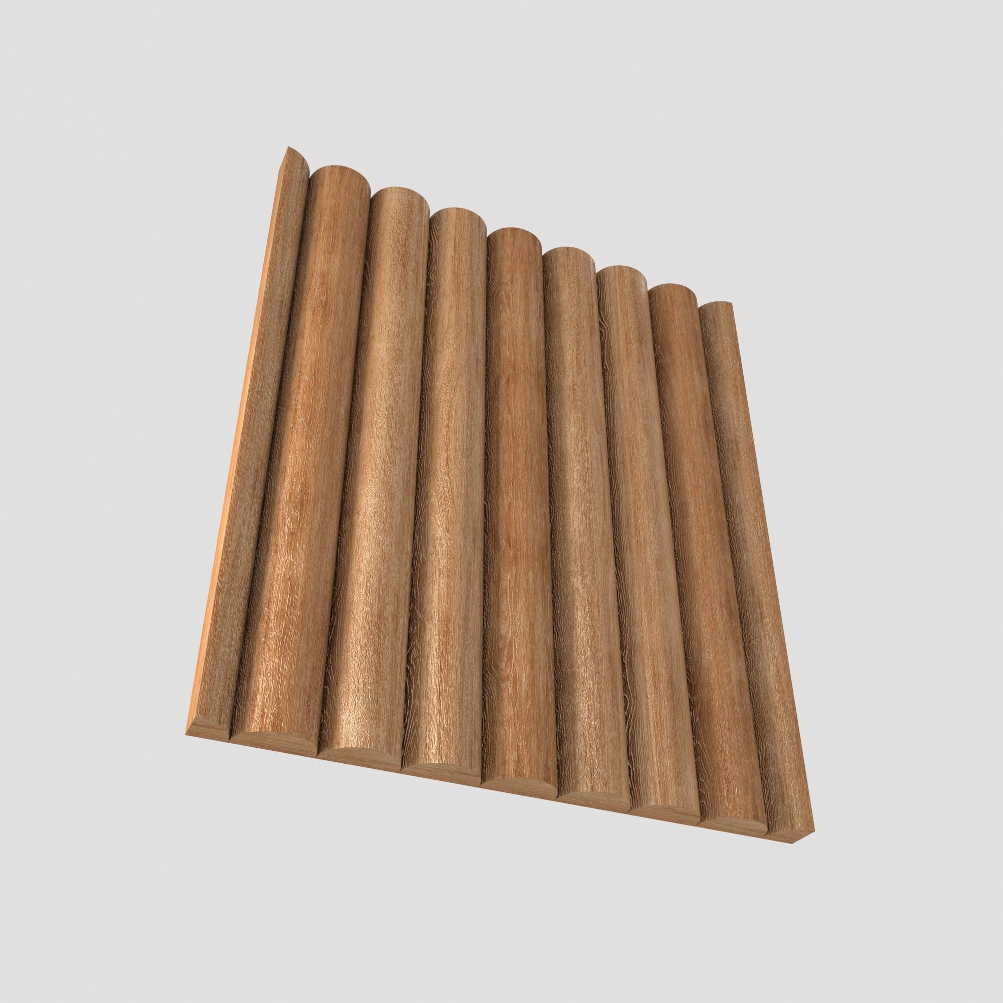 Wood Panels - Winchester - Fluted 3D model_5
