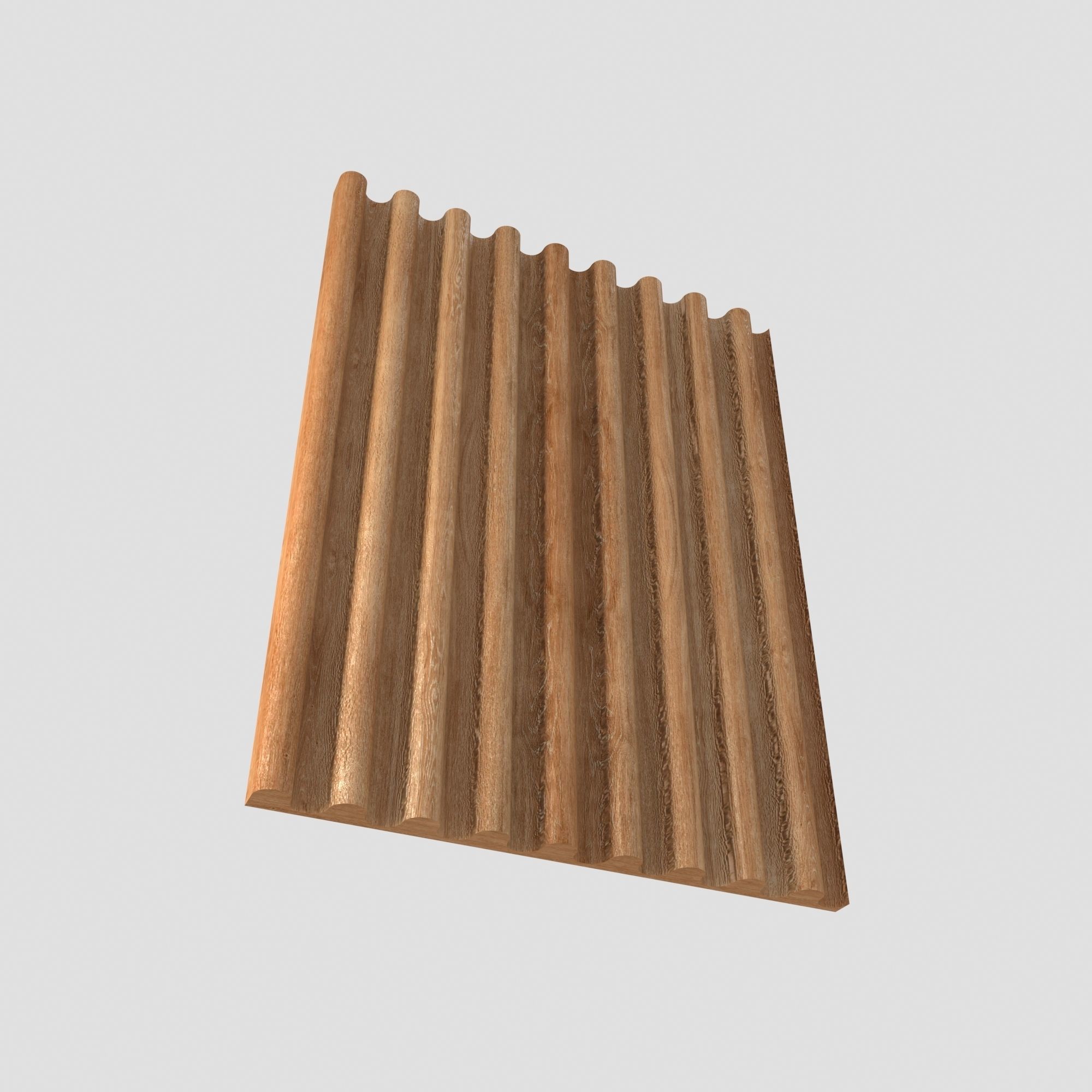 Wood Panels - Winchester - Fluted 3D model_6