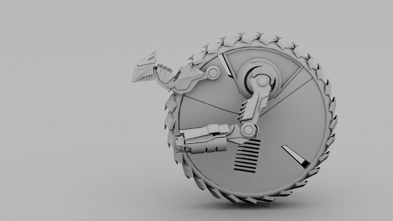 DRAGON BOT rigged - animated 3D model_21