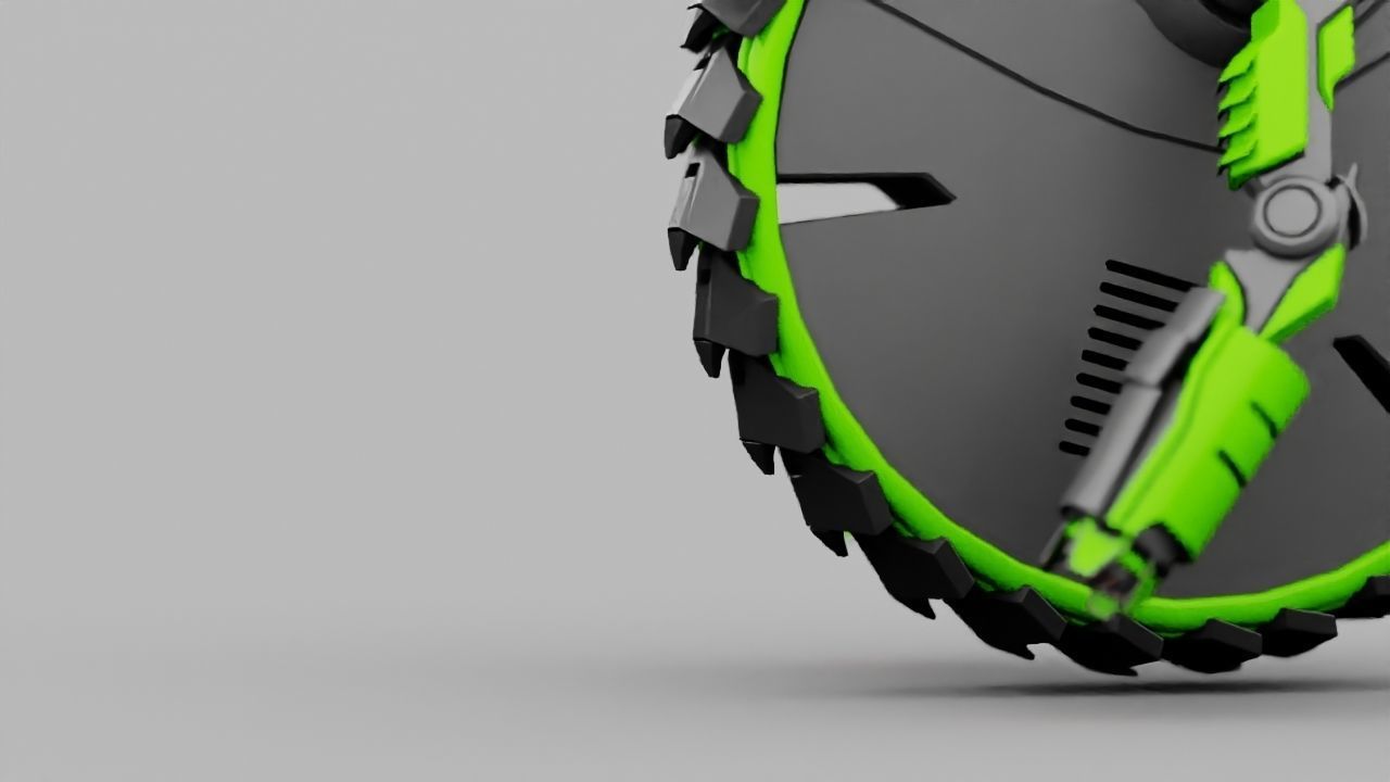 DRAGON BOT rigged - animated 3D model_9