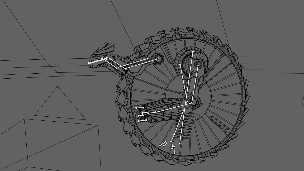 DRAGON BOT rigged - animated 3D model_27