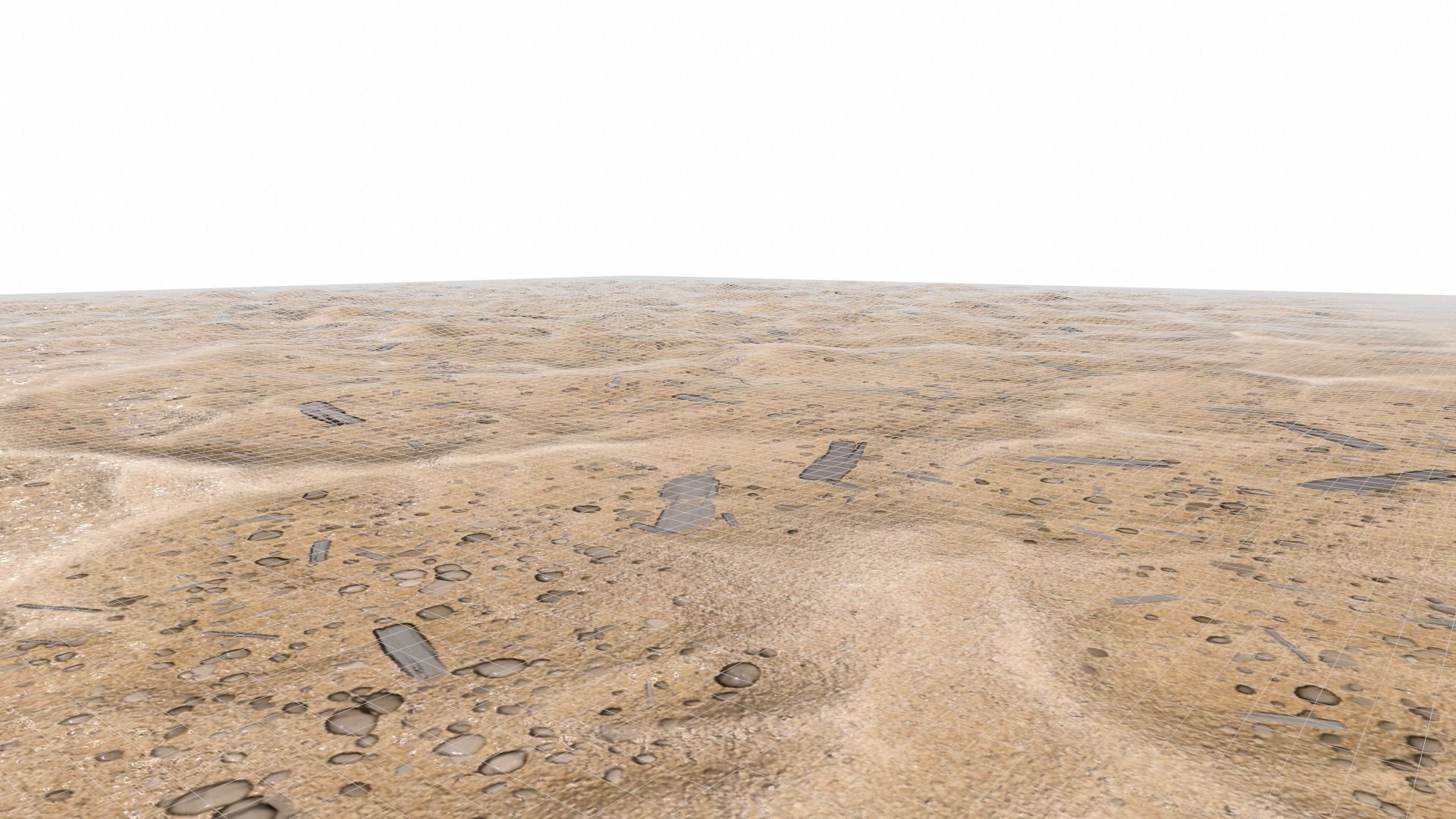 Sand Landscape 3D model_6