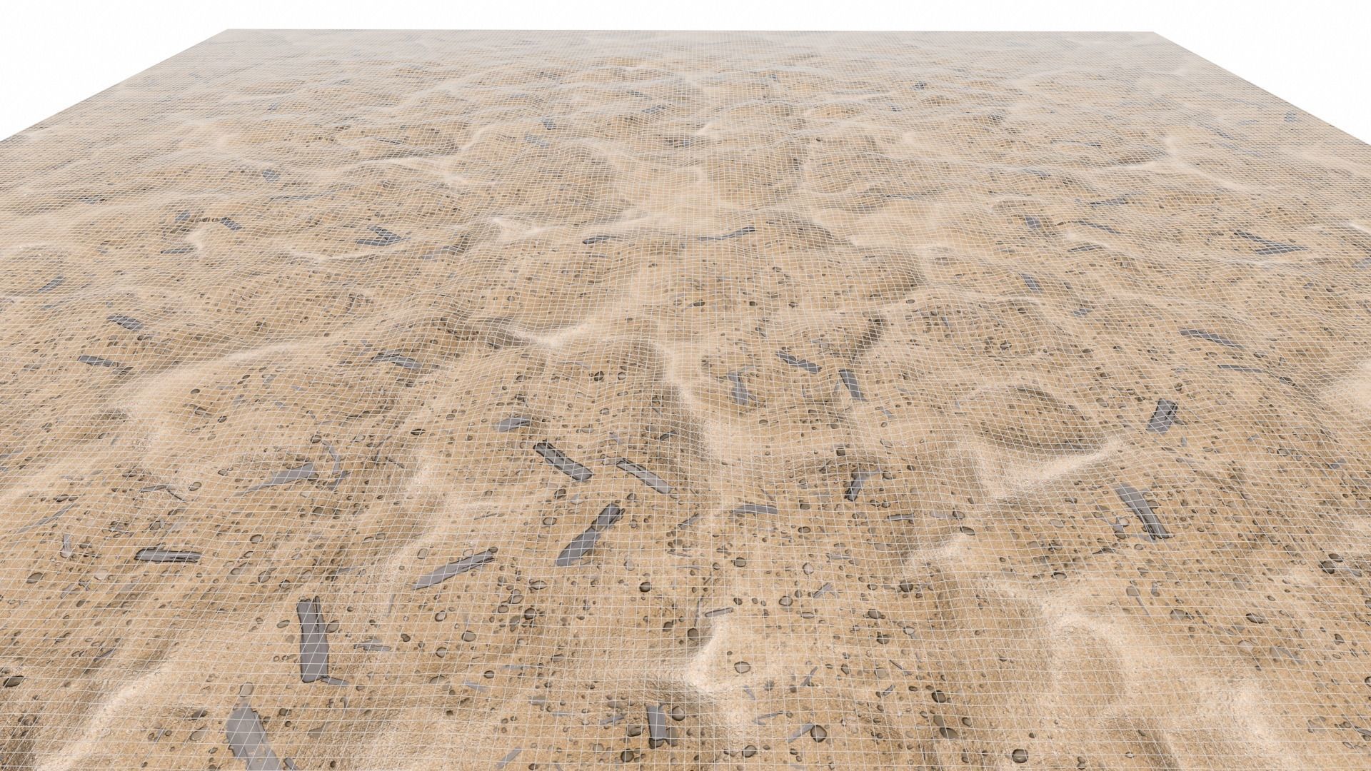 Sand Landscape 3D model_5